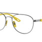 Ray-Ban Optical RX6473M Phantos Eyeglasses  F065-GUNMETAL 55-18-140 - Color Map gunmetal