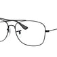 Ray-Ban Optical RX6499 Pillow Eyeglasses  2509-BLACK 57-15-145 - Color Map black