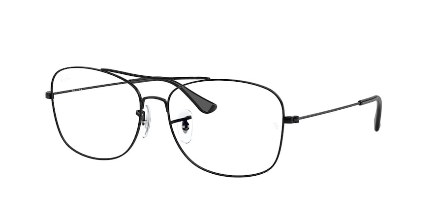 Ray-Ban Optical RX6499 Pillow Eyeglasses  2509-BLACK 57-15-145 - Color Map black