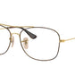 Ray-Ban Optical RX6499 Pillow Eyeglasses  2945-HAVANA ON ARISTA 57-15-145 - Color Map havana
