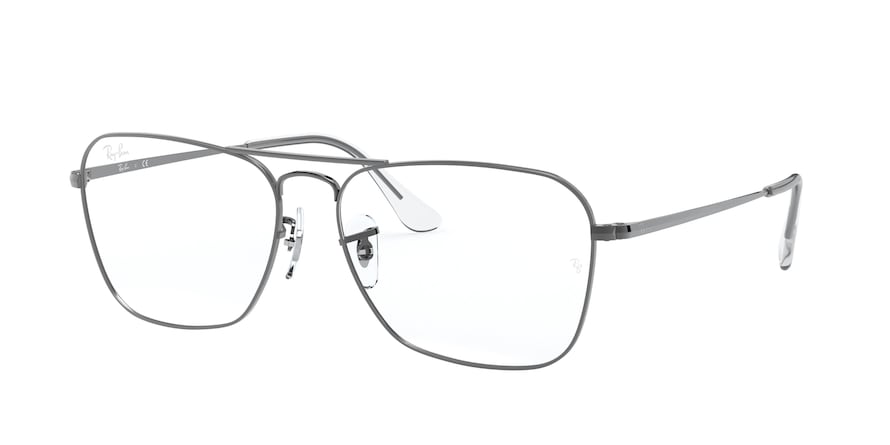 Ray-Ban Optical RX6536 Square Eyeglasses  2502-GUNMETAL 58-15-145 - Color Map gunmetal