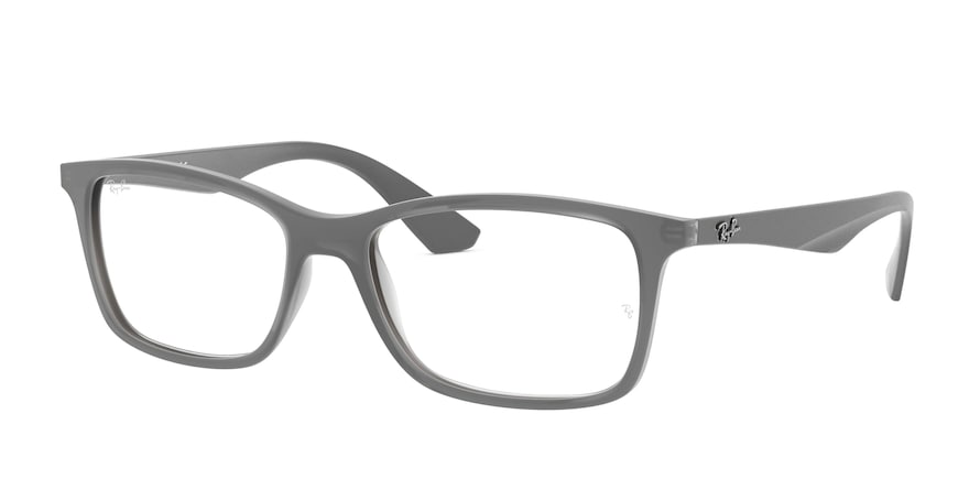 Ray-Ban Optical RX7047 Square Eyeglasses  5482-MATTE TRANSPARENT GREY 56-17-145 - Color Map grey
