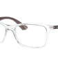 Ray-Ban Optical RX7047 Square Eyeglasses  5768-TRANSPARENT 56-17-145 - Color Map clear