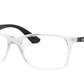 Ray-Ban Optical RX7047 Square Eyeglasses  5943-TRANSPARENT 56-17-145 - Color Map clear