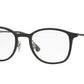 Ray-Ban Optical RX7051 Square Eyeglasses  2077-MATTE BLACK 49-20-140 - Color Map black