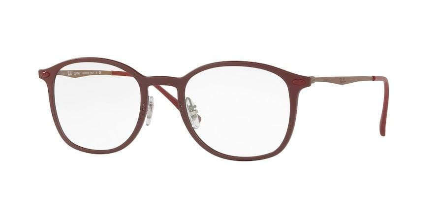 Ray-Ban Optical RX7051 Square Eyeglasses  5689-MATTE BORDO' 47-20-140 - Color Map bordeaux