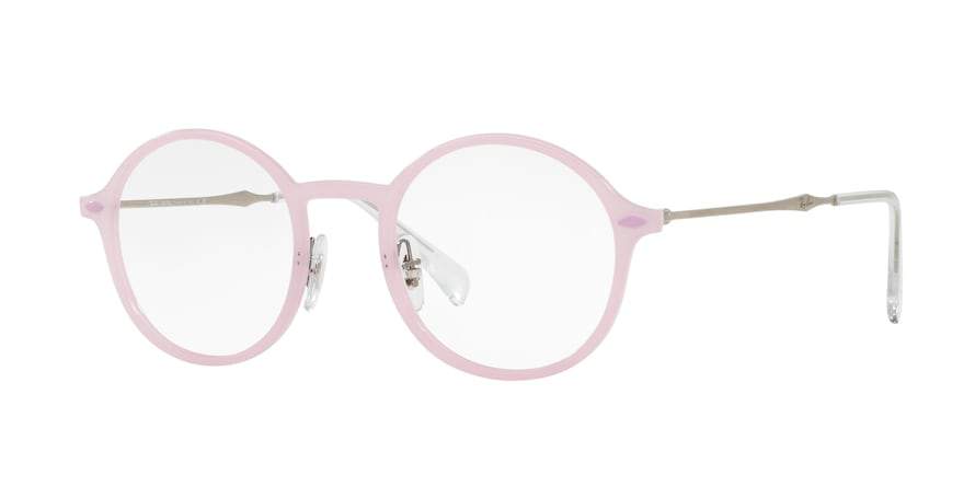 Ray-Ban Optical RX7087 Round Eyeglasses  5639-LIGHT PINK 48-21-140 - Color Map pink