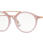 Ray-Ban Optical RX7097 Phantos Eyeglasses  5726-TRANSPARENT BEIGE 47-21-145 - Color Map light brown