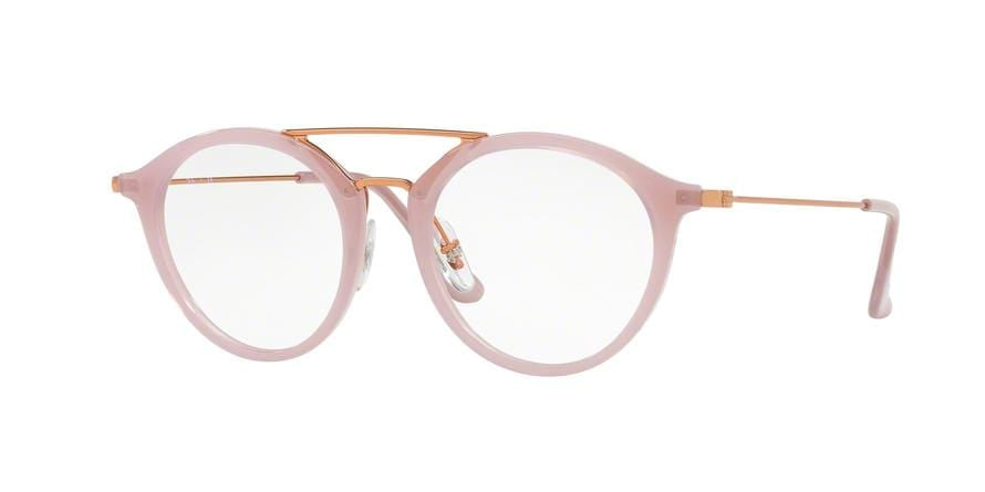 Ray-Ban Optical RX7097 Phantos Eyeglasses  5726-TRANSPARENT BEIGE 47-21-145 - Color Map light brown