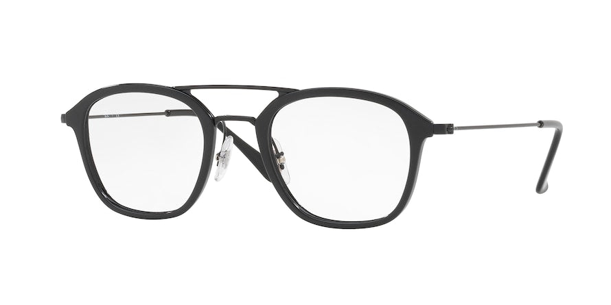 Ray-Ban Optical RX7098 Square Eyeglasses  5725-BLACK 50-21-145 - Color Map black