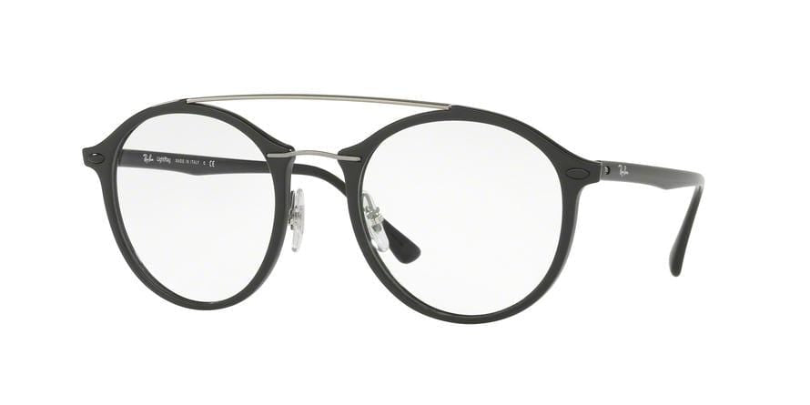 Ray-Ban Optical RX7111 Phantos Eyeglasses  2000-SHINY BLACK 49-21-140 - Color Map black