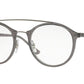 Ray-Ban Optical RX7111 Phantos Eyeglasses  5620-SHINY GREY 51-21-140 - Color Map grey