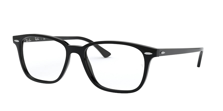 Ray-Ban Optical RX7119 Square Eyeglasses  2000-BLACK 55-17-145 - Color Map black