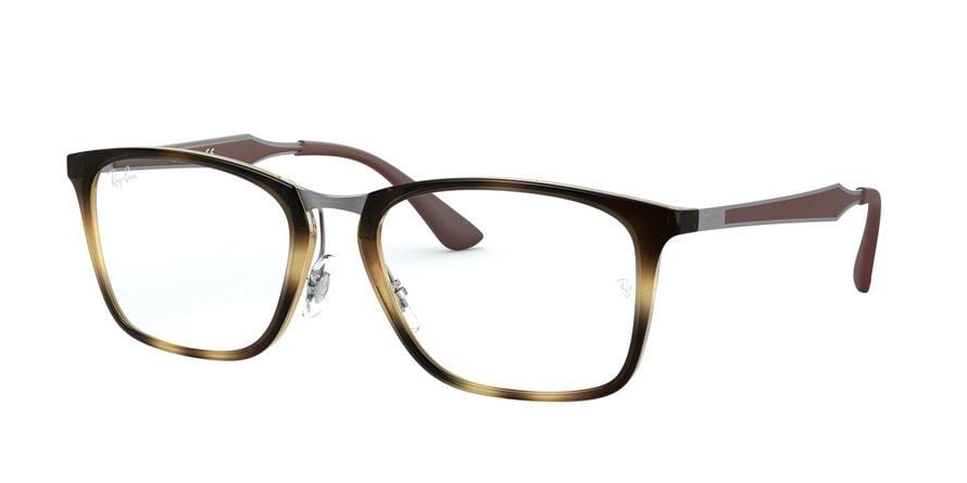 Ray-Ban Optical RX7131 Square Eyeglasses  2012-HAVANA 53-19-145 - Color Map havana