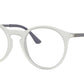 Ray-Ban Optical RX7132F Phantos Eyeglasses  5782-RUBBER TRASPARENT 52-20-145 - Color Map transparent
