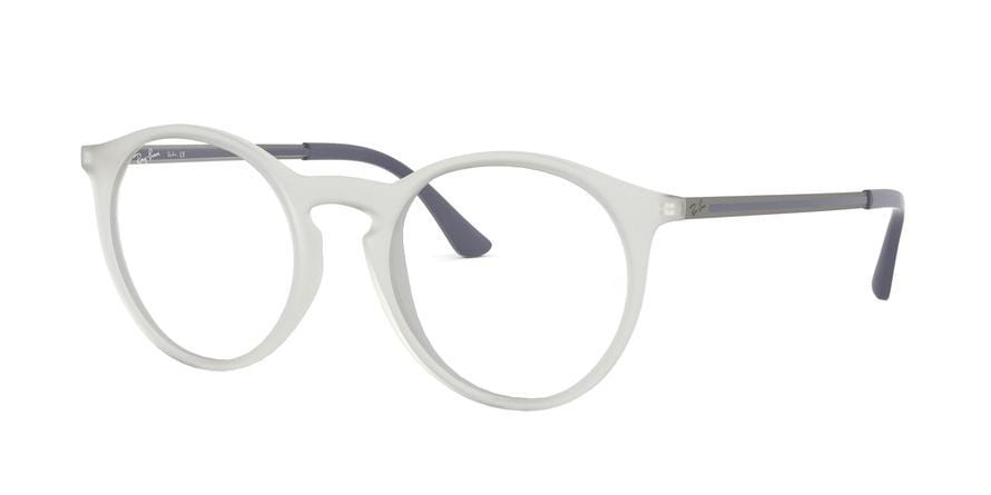 Ray-Ban Optical RX7132F Phantos Eyeglasses  5782-RUBBER TRASPARENT 52-20-145 - Color Map transparent