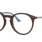 Ray-Ban Optical RX7132 Phantos Eyeglasses  5720-OPAL BROWN 50-20-145 - Color Map brown