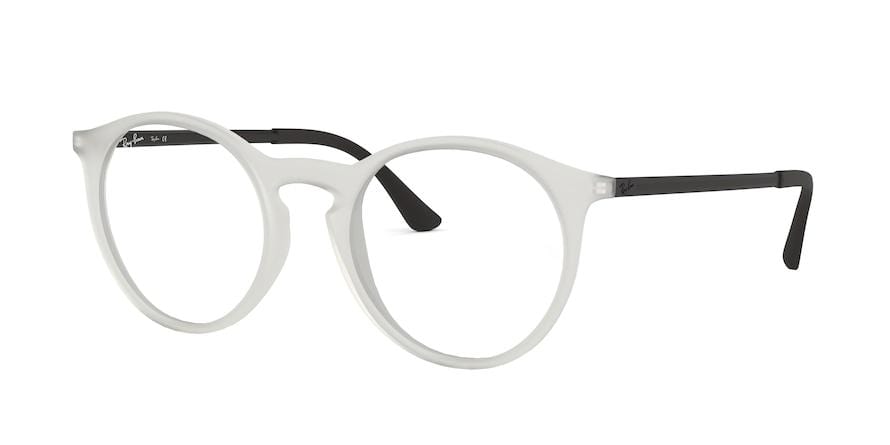Ray-Ban Optical RX7132 Phantos Eyeglasses  5781-RUBBER TRASPARENT 50-20-145 - Color Map clear