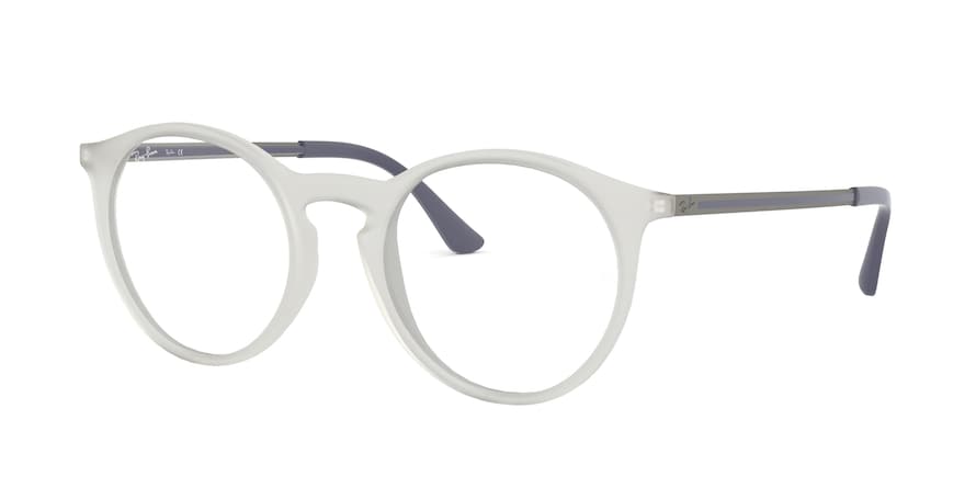 Ray-Ban Optical RX7132 Phantos Eyeglasses  5782-RUBBER TRASPARENT 48-20-145 - Color Map clear