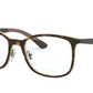 Ray-Ban Optical RX7142F Square Eyeglasses  2012-HAVANA 54-18-145 - Color Map havana