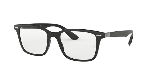 Ray-Ban Optical RX7144 Square Eyeglasses  5204-SAND BLACK 53-18-150 - Color Map black