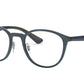 Ray-Ban Optical RX7156 Phantos Eyeglasses  5796-TRANSPARENT DARK BLUE 53-20-145 - Color Map blue