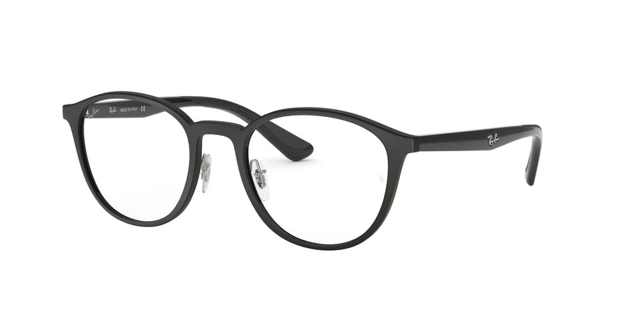 Ray-Ban Optical RX7156 Phantos Eyeglasses  5841-MATTE BLACK 53-20-145 - Color Map black