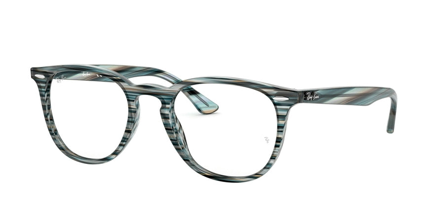 Ray-Ban Optical RX7159 Phantos Eyeglasses  5750-BLUE GREY STRIPED 52-20-145 - Color Map blue