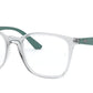 Ray-Ban Optical RX7177 Square Eyeglasses  5994-TRANSPARENT 51-18-140 - Color Map clear
