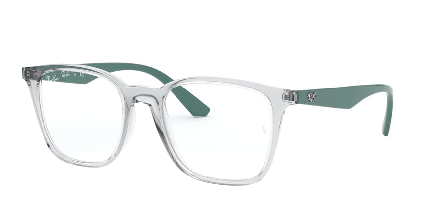 Ray-Ban Optical RX7177 Square Eyeglasses  5994-TRANSPARENT 51-18-140 - Color Map clear