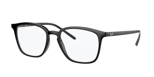 Ray-Ban Optical RX7185 Square Eyeglasses  2000-BLACK 52-18-145 - Color Map black