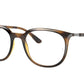 Ray-Ban Optical RX7190 Square Eyeglasses  2012-HAVANA 53-19-145 - Color Map havana