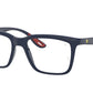 Ray-Ban Optical RX7192M Rectangle Eyeglasses  F621-BLUE 53-18-145 - Color Map blue