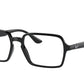 Ray-Ban Optical RX7198 Rectangle Eyeglasses  2000-BLACK 53-17-145 - Color Map black