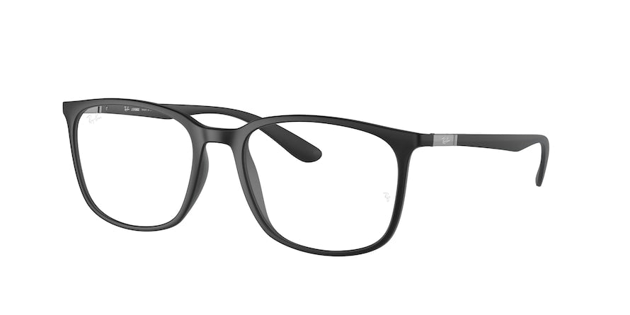 Ray-Ban Optical RX7199 Square Eyeglasses  5204-SAND BLACK 54-18-145 - Color Map black