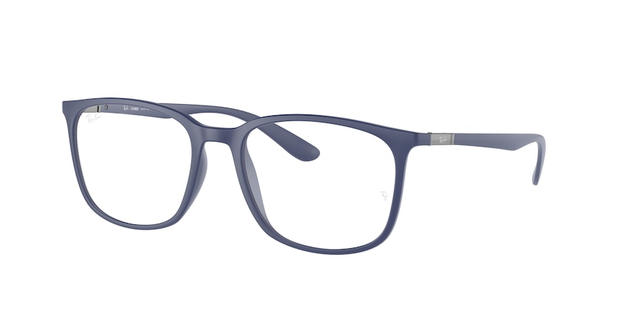 Ray-Ban Optical RX7199 Square Eyeglasses  5207-SAND BLUE 54-18-145 - Color Map blue
