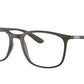 Ray-Ban Optical RX7199 Square Eyeglasses  8063-SAND BROWN 54-18-145 - Color Map brown