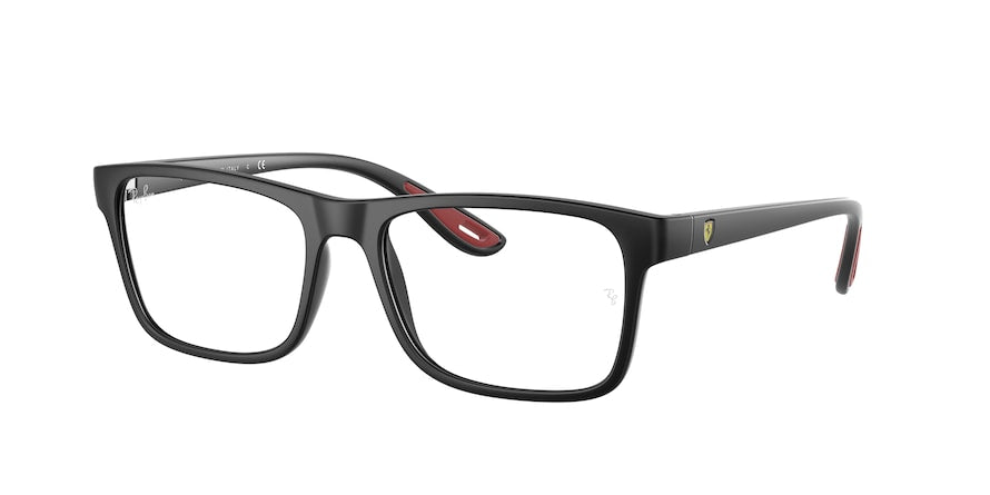 Ray-Ban Optical RX7205M Rectangle Eyeglasses  F650-MATTE BLACK 54-17-145 - Color Map black