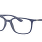 Ray-Ban Optical RX7208 Pillow Eyeglasses  5207-MATTE BLUE 54-18-145 - Color Map blue