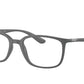Ray-Ban Optical RX7208 Pillow Eyeglasses  5521-MATTE GREY 54-18-145 - Color Map grey