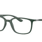Ray-Ban Optical RX7208 Pillow Eyeglasses  8062-MATTE GREEN 54-18-145 - Color Map green