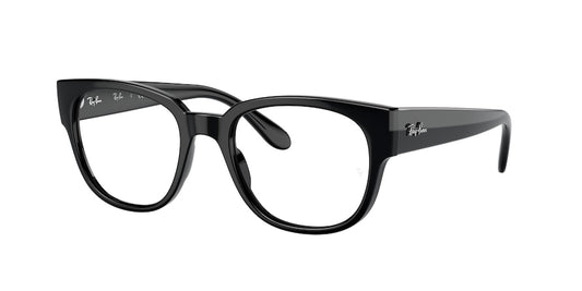 Ray-Ban Optical RX7210 Square Eyeglasses  2000-BLACK 52-20-145 - Color Map black