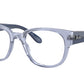Ray-Ban Optical RX7210 Square Eyeglasses  8204-TRANSPARENT LIGHT VIOLET 52-20-145 - Color Map violet