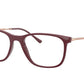 Ray-Ban Optical RX7244 Pillow Eyeglasses  8099-RED CHERRY 53-18-140 - Color Map bordeaux