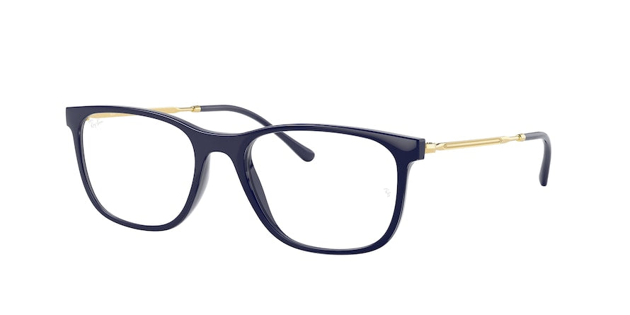 Ray-Ban Optical RX7244 Pillow Eyeglasses  8100-BLUE 53-18-140 - Color Map blue