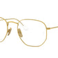 Ray-Ban Optical HEXAGONAL RX8148V Irregular Eyeglasses  1225-LEGEND GOLD 54-21-145 - Color Map gold