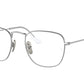 Ray-Ban Optical FRANK RX8157V Square Eyeglasses  1224-SILVER 51-20-145 - Color Map silver