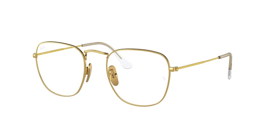 Ray-Ban Optical FRANK RX8157V Square Eyeglasses  1225-LEGEND GOLD 51-20-145 - Color Map gold