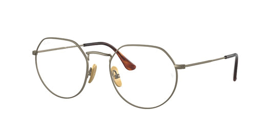 Ray-Ban Optical RX8165V Irregular Eyeglasses  1222-DEMI GLOSS ANTIQUE GOLD 51-20-145 - Color Map gold