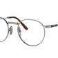 Ray-Ban Optical ROUND TITANIUM RX8237V Phantos Eyeglasses  1224-SILVER 50-20-140 - Color Map silver